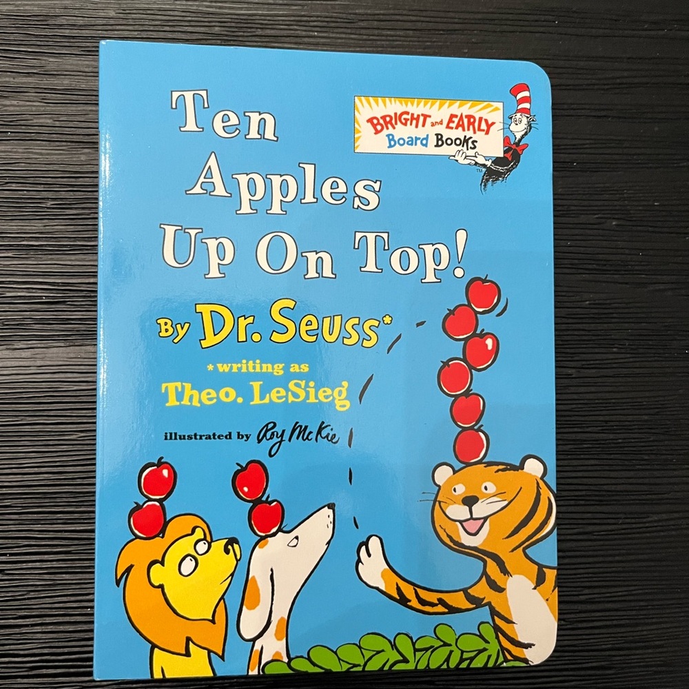 Dr. Seuss 'Ten Apples Up On Top!' Board Book - New